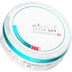 Skruf Super White Fresh Stark #3 Slim ◉◉◉◎