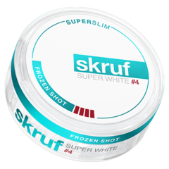 Skruf Super White Frozen Shot #4 Super Slim Extra Strong