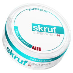 Skruf Super White Frozen Shot #4 Super Slim Extra Stark
