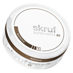 Skruf Super White Nordic Liquorice #2 Slim ◉◉◎◎