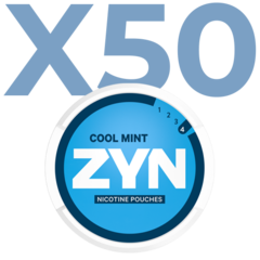 Zyn Cool Mint Mini Normal Valuepack - 50 Cans