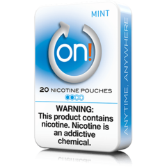 On! Mint 2 mg Mini Less Intense Nicotine Pouches