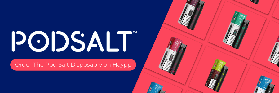 POD SALT UK -  Buy Pod Salt GO 600 Vapes on Haypp UK