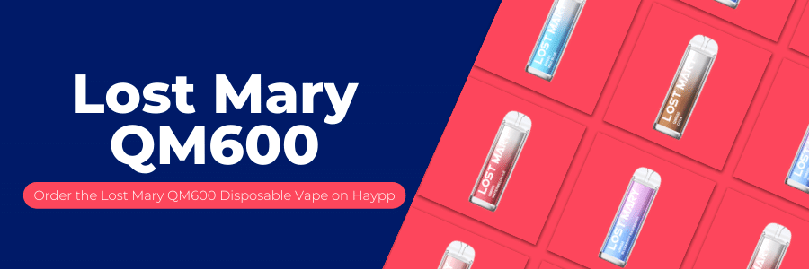 Buy the Lost Mary QM600 Disposable Vape on Haypp. Choose from Popular Flavours Such as Pink Lemonade, Blue Razz and More!