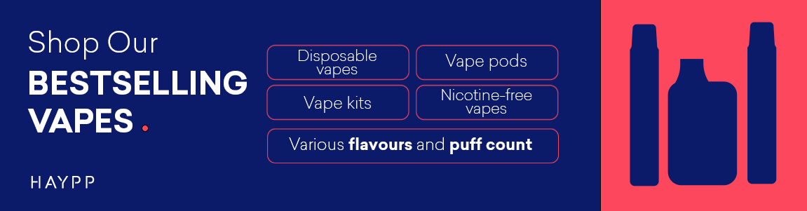 Disposable vapes, Vape pods, Vape kits, nicotine free vapes overview