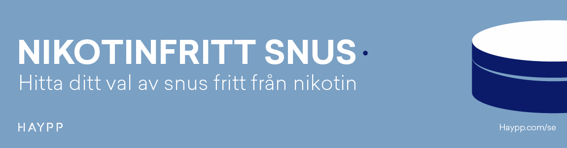 Nikotinfritt snus