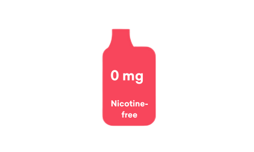 0 mg Vape Strength (Nicotine-free) 