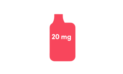 20 mg Vape Strength 