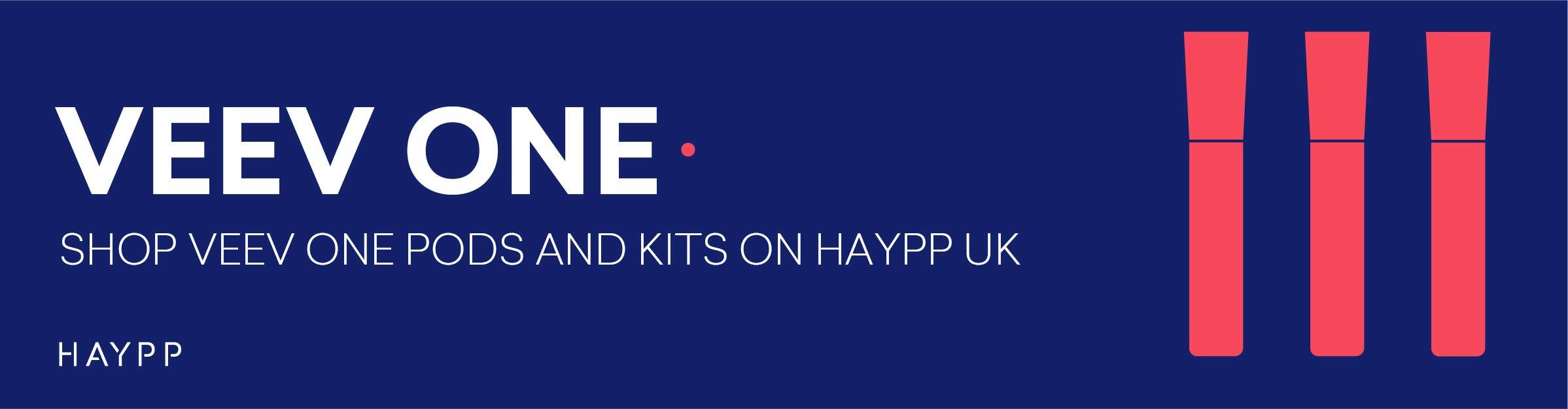 Buy VEEV One Vapes on Haypp UK - Fast, Free Shipping with all VEEV Vape Orders