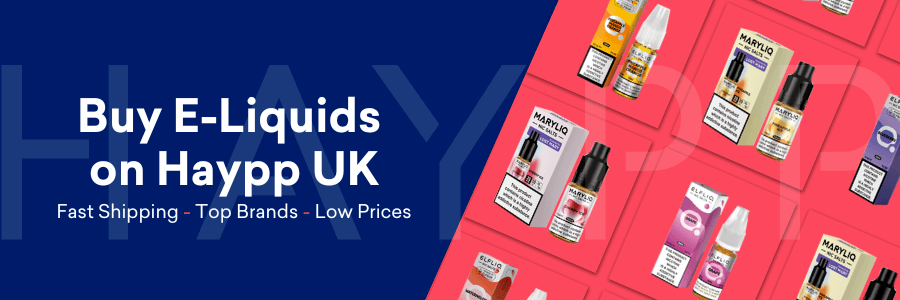 E liquids available on Haypp UK