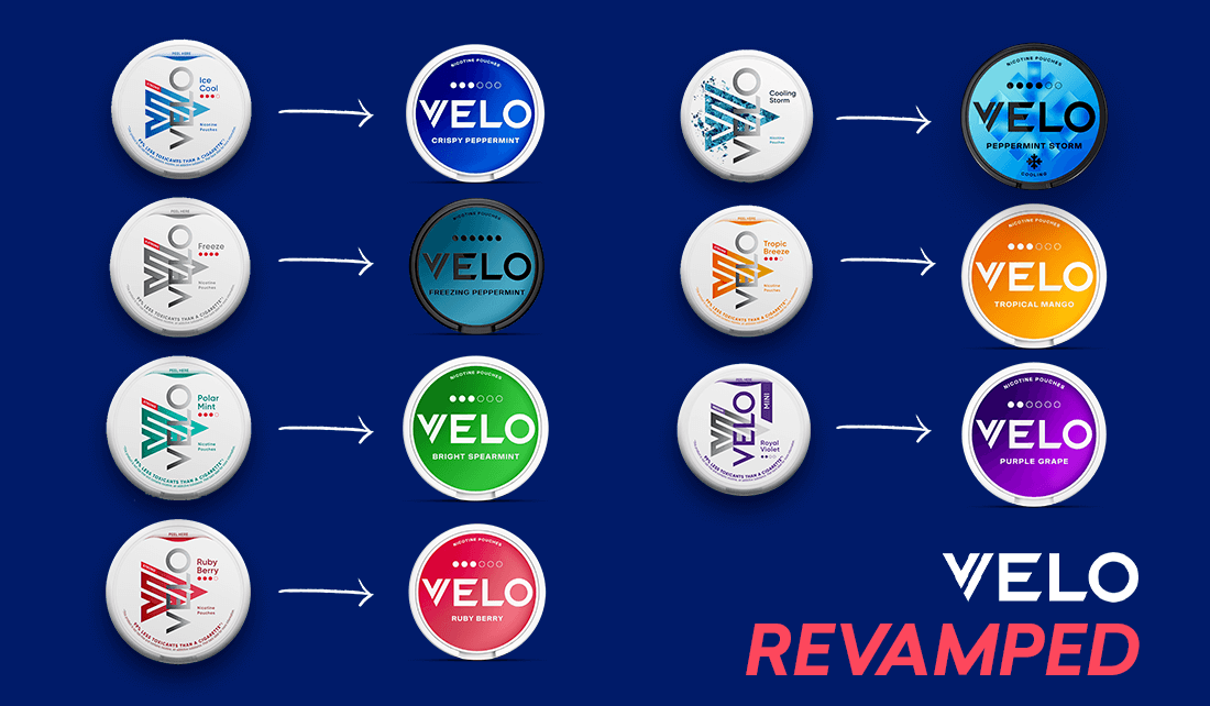 VELO new names and cans