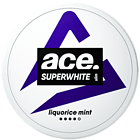 Ace Superwhite Liquorice Slim Extra Stark