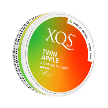 XQS Twin Apple Slim Extra Stark Nikotinbeutel