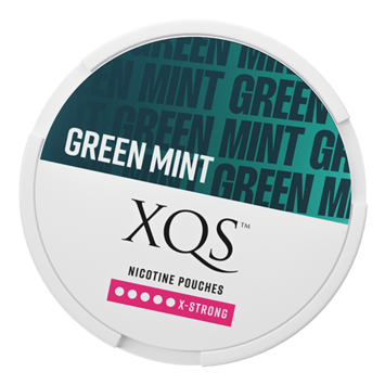 XQS Green Mint Slim Extra Strong Nicotine Pouches