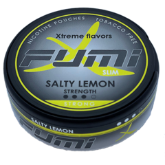 Fumi Salty Lemon Slim Extra Stark Nikotinbeutel