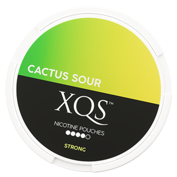 XQS Cactus Sour Slim Strong Nicotine Pouches