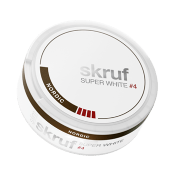 Skruf Super White Nordic #4 Extra Strong