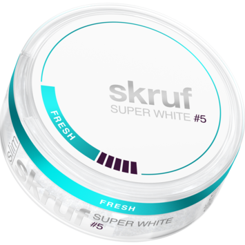 Skruf Super White Fresh #5 Slim Extra Strong
