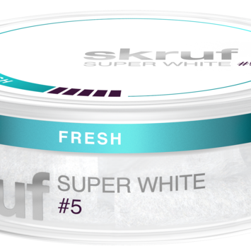 Skruf Super White Fresh #5 Slim Extra Strong