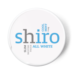 Shiro Cool Mint Slim Less Intense Nicotine Pouches