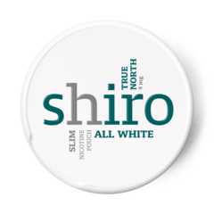 Shiro True North Slim Less Intense Nicotine Pouches