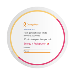 OrangeMan Energy + Fruit Punch Slim Normal 