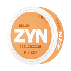 Zyn Dry Bellini Mini Less Intense Nicotine Pouches