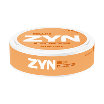 Zyn Dry Bellini Mini Less Intense Nicotine Pouches