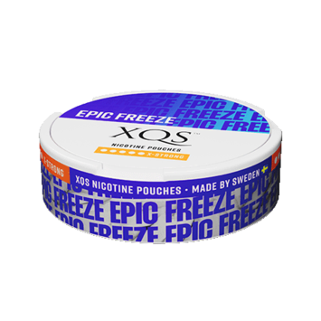 XQS Epic Freeze Slim Extra Strong Nicotine Pouches