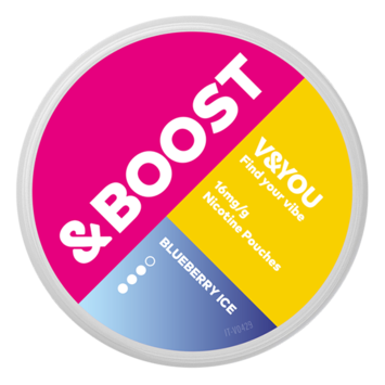 V&YOU &BOOST Blueberry Ice Slim Extra Strong