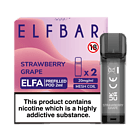 Strawberry Grape Elfa Prefilled Pods By Elf Bar
