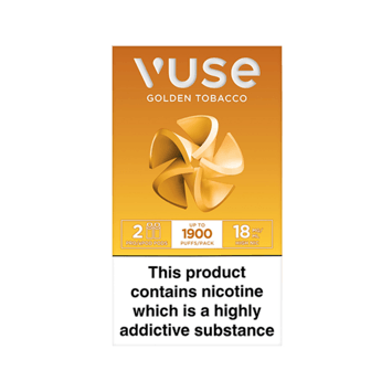 Vuse Pro Prefilled Pods Golden Tobacco 18mg
