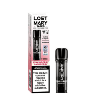 Strawberry Raspberry Tappo Prefilled Pods by Lost Mary