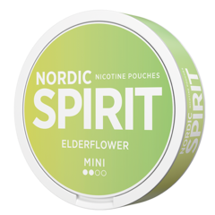 Nordic Spirit Elderflower Mini Kevyt Nikotiinipussit