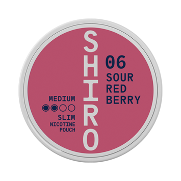 Shiro Sour Red Berry Slim ◉◉◎◎