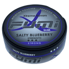 Fumi Salty Blueberry Slim Extra Strong
