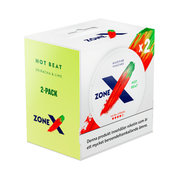 ZONE X Hot Beat Slim Extra Strong 2-pack