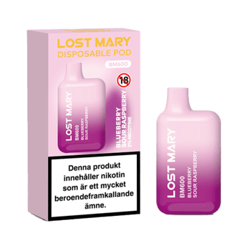 Lost Mary Blueberry Sour Raspberry 600 (20mg)