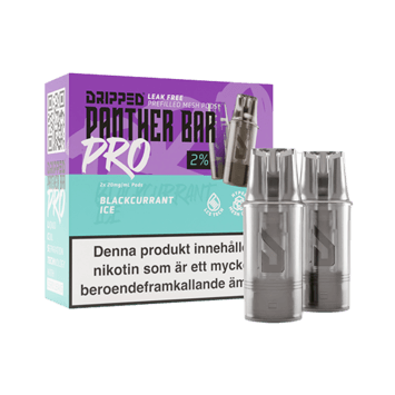 Dripped Panther Bar Pro Mesh Poddar Blackcurrant Ice (20mg)