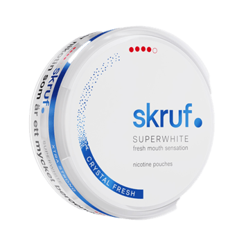 Skruf Superwhite Crystal Fresh Extra Strong